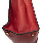 Celine Mini Luggage Red Grain Calf Skin Leather — view 7