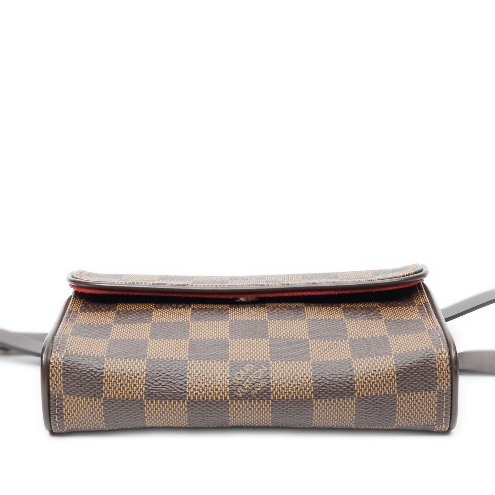 Louis Vuitton Pochette Tee Brown Damier Ebene — view 3