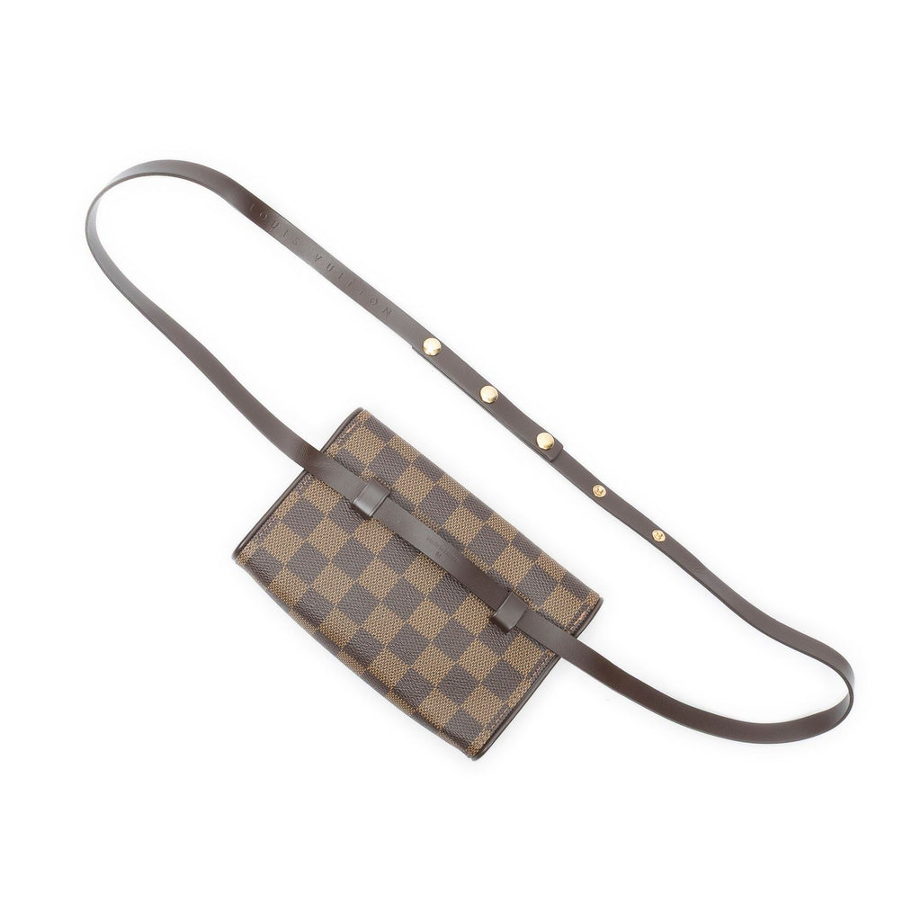 Louis Vuitton Pochette Tee Brown Damier Ebene — view 2