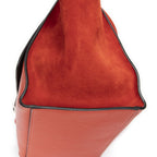 Celine Orange Grain Calf Leather Shoulder — view 8
