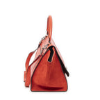 Celine Orange Grain Calf Leather Shoulder — view 4