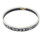 Hermes Enamel Bangle Black Tassel Motifa Bracelet — view 2