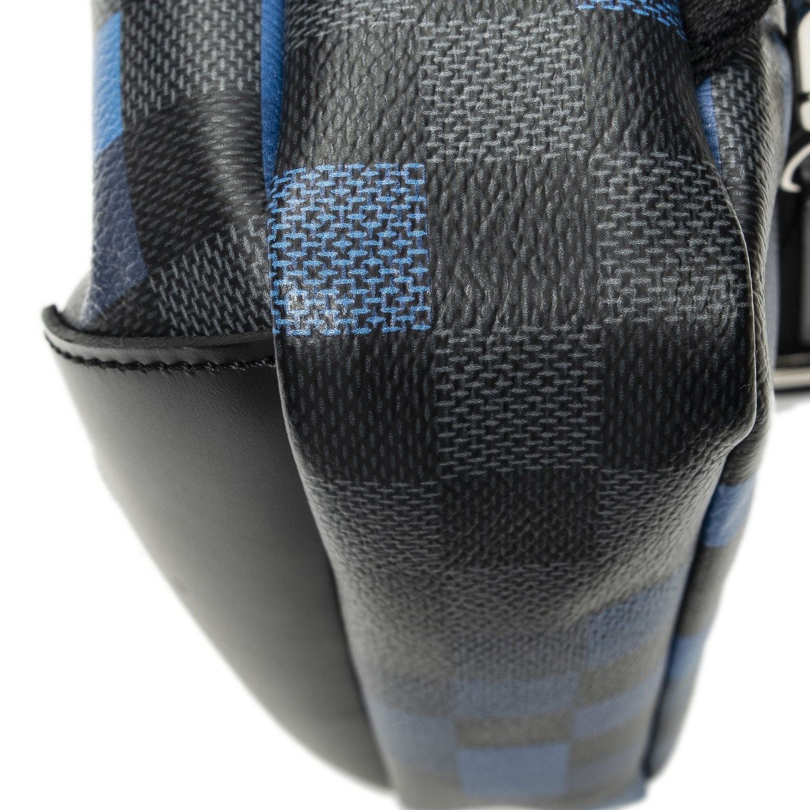 Louis Vuitton Avenue Sling Backpack Black Blue Damier Graphite — view 8