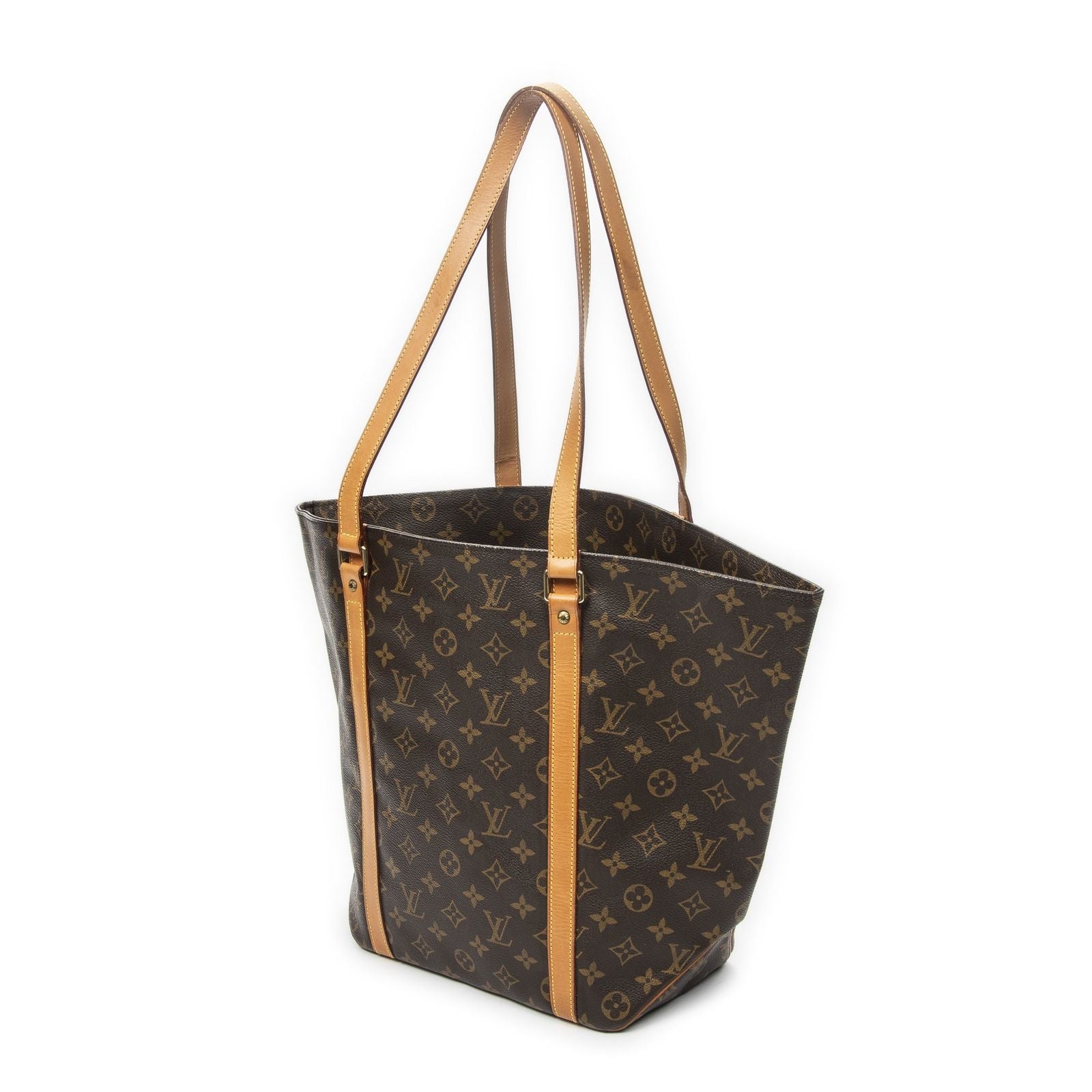 Louis Vuitton Sac Shoppingbrown Monogram Canvas Shoulder — view 2