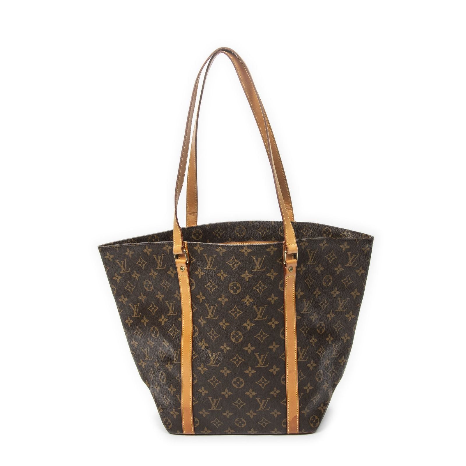 Louis Vuitton Sac Shoppingbrown Monogram Canvas Shoulder — view 5