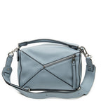 Loewe Mini Puzzlebag Dusty Blue Calfskin Leather Shoulder — view 5