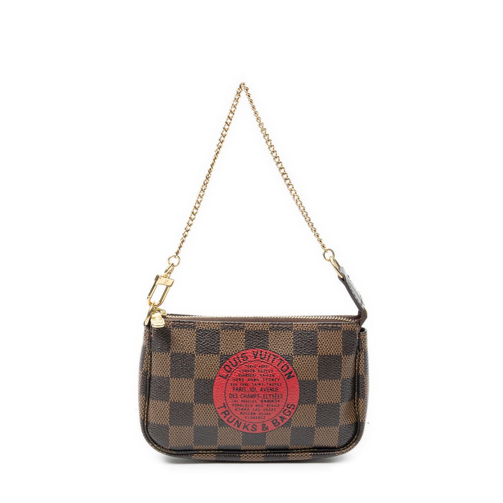 Louis Vuitton Minipochette Brown Damier Ebene Handbag