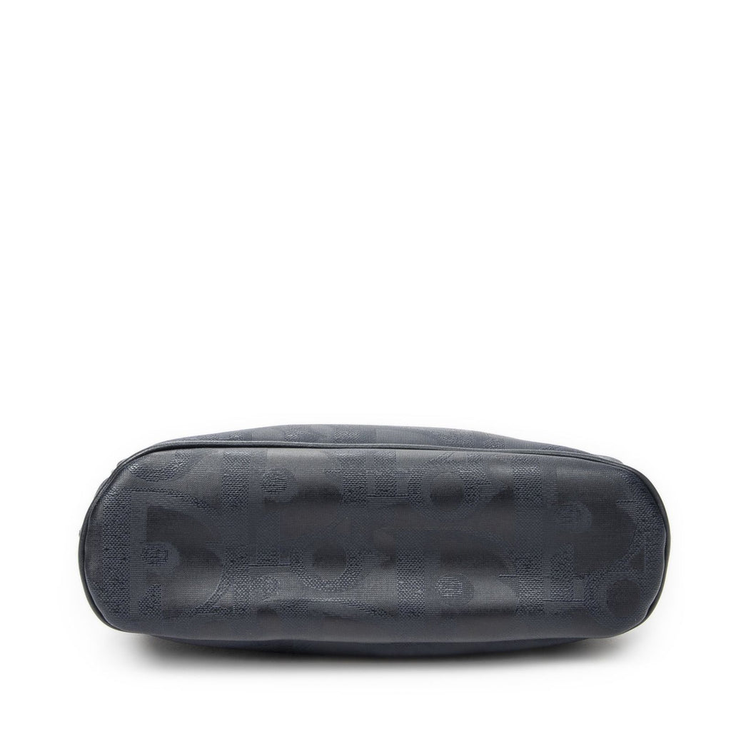 Dior Vintage Half Moon Pouch Navy Maxi Trotter Canvas — view 6