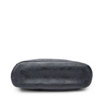Dior Vintage Half Moon Pouch Navy Maxi Trotter Canvas — view 6