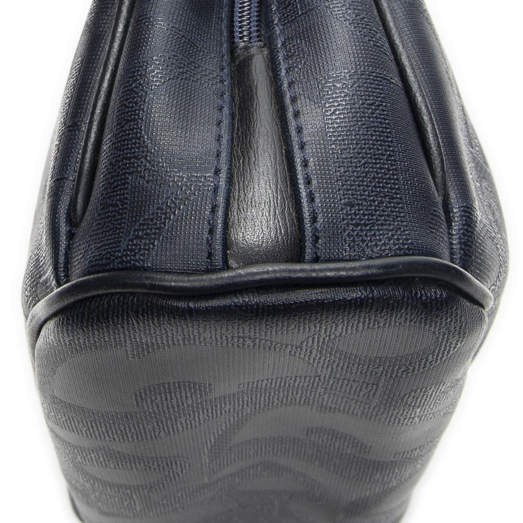 Dior Vintage Half Moon Pouch Navy Maxi Trotter Canvas — view 8