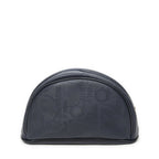 Dior Vintage Half Moon Pouch Navy Maxi Trotter Canvas — view 5