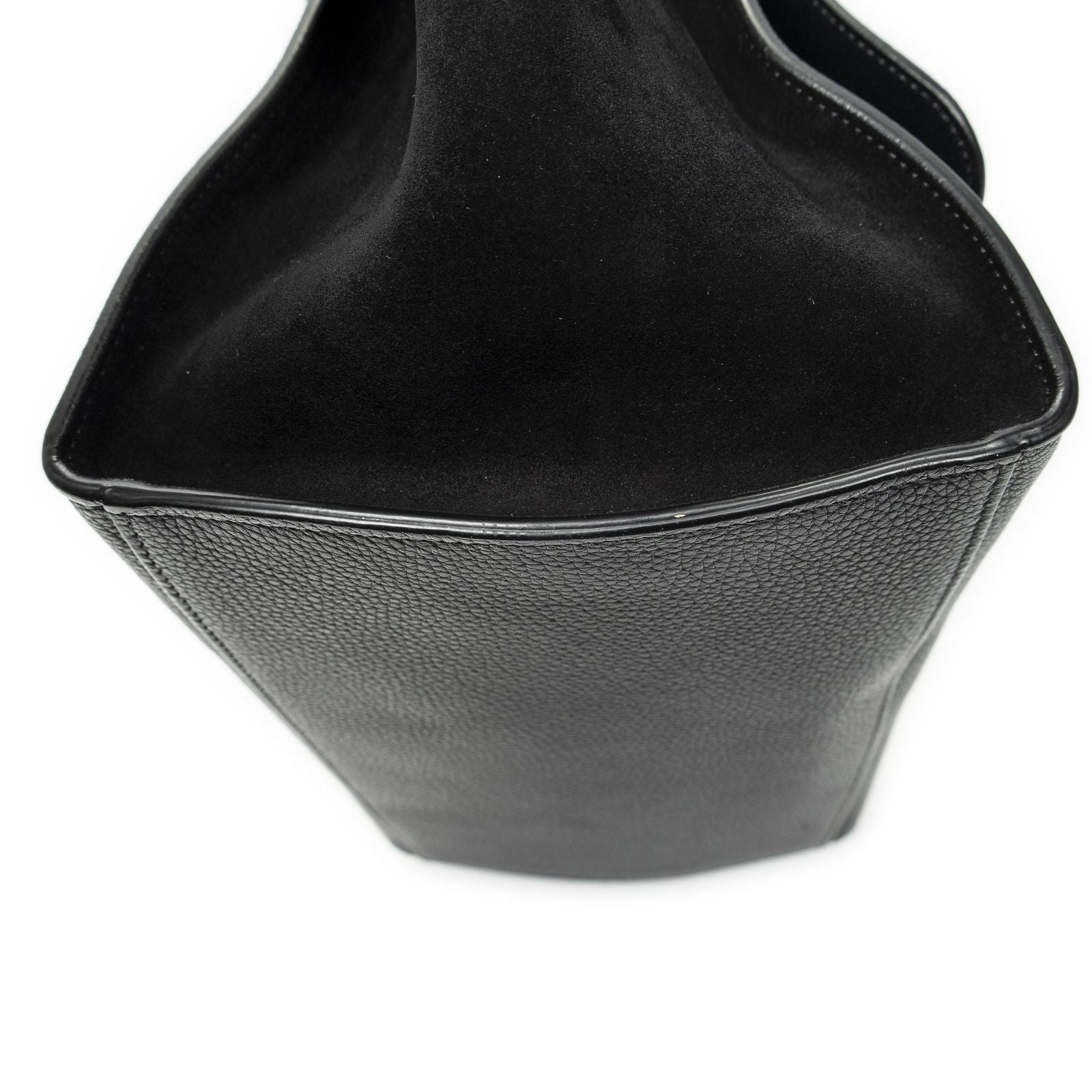 Celine Black Grain Calf Leather Shoulder — view 7