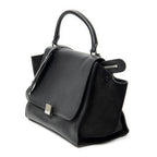 Celine Black Grain Calf Leather Shoulder — view 2
