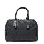Loewe Anagram Boston Black Anagram Printcanvas Handbag — view 5
