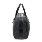 Loewe Anagram Boston Black Anagram Printcanvas Handbag — view 4