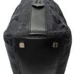 Loewe Anagram Boston Black Anagram Printcanvas Handbag — view 7