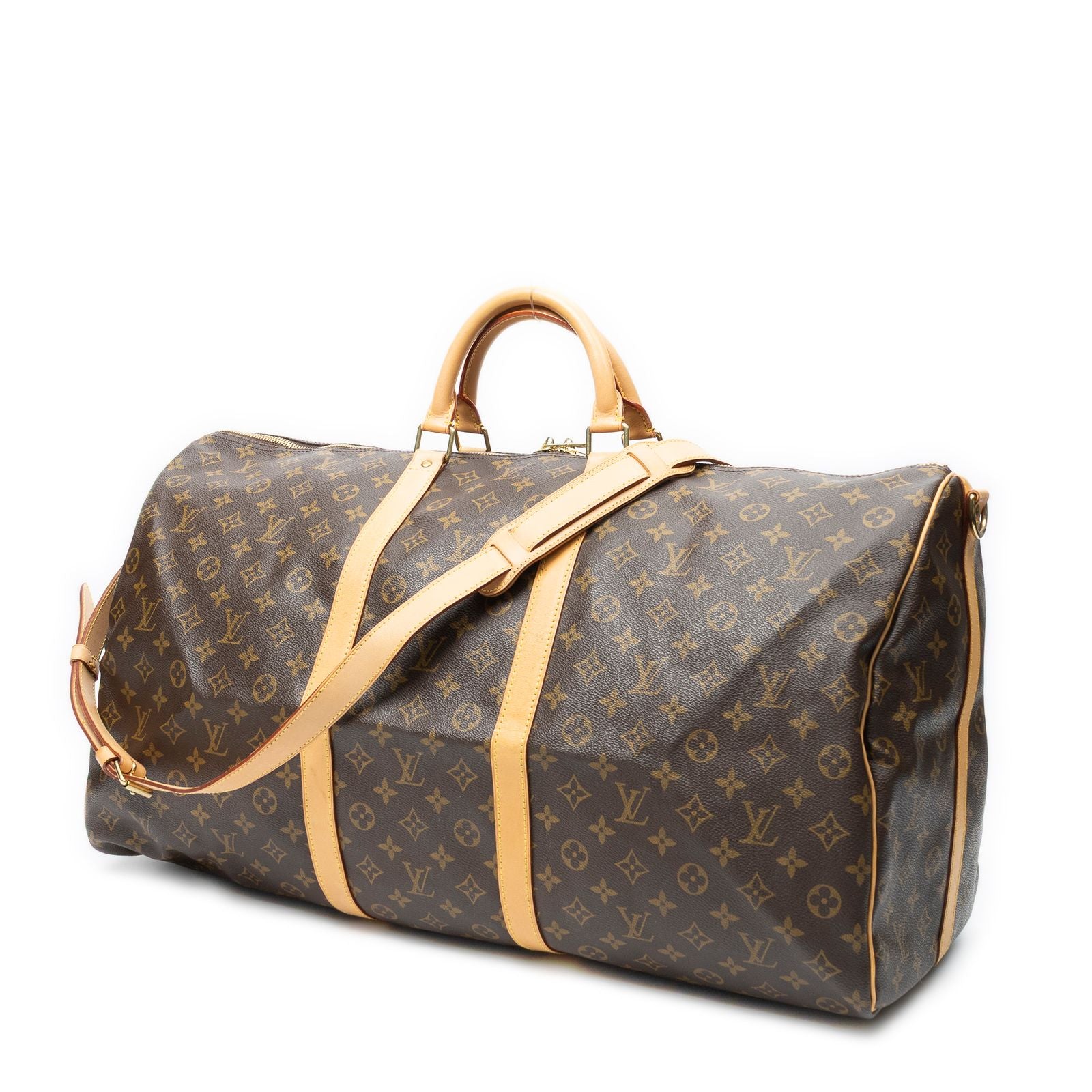 Louis Vuitton Keepall Bandouliere Brown Monogram Canvas — view 2