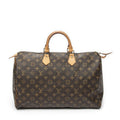 Louis Vuitton Speedy Brown Monogram Canvas Handbag