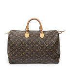 Louis Vuitton Speedy Brown Monogram Canvas Handbag