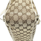 Gucci Large Abbey D Ring Tote Beige Ivory GG Canvas — view 8