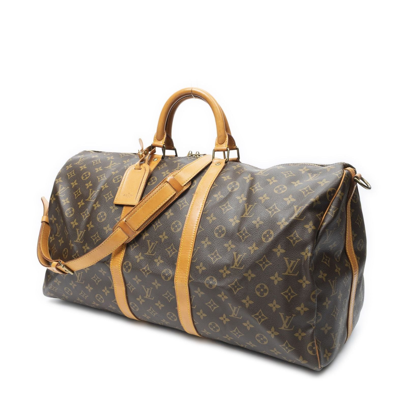 Louis Vuitton Keepall Bandouliere Brown Monogram Canvas — view 2
