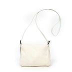 Fendi Flap Cross Ivory White Canvas Crossbody — view 5