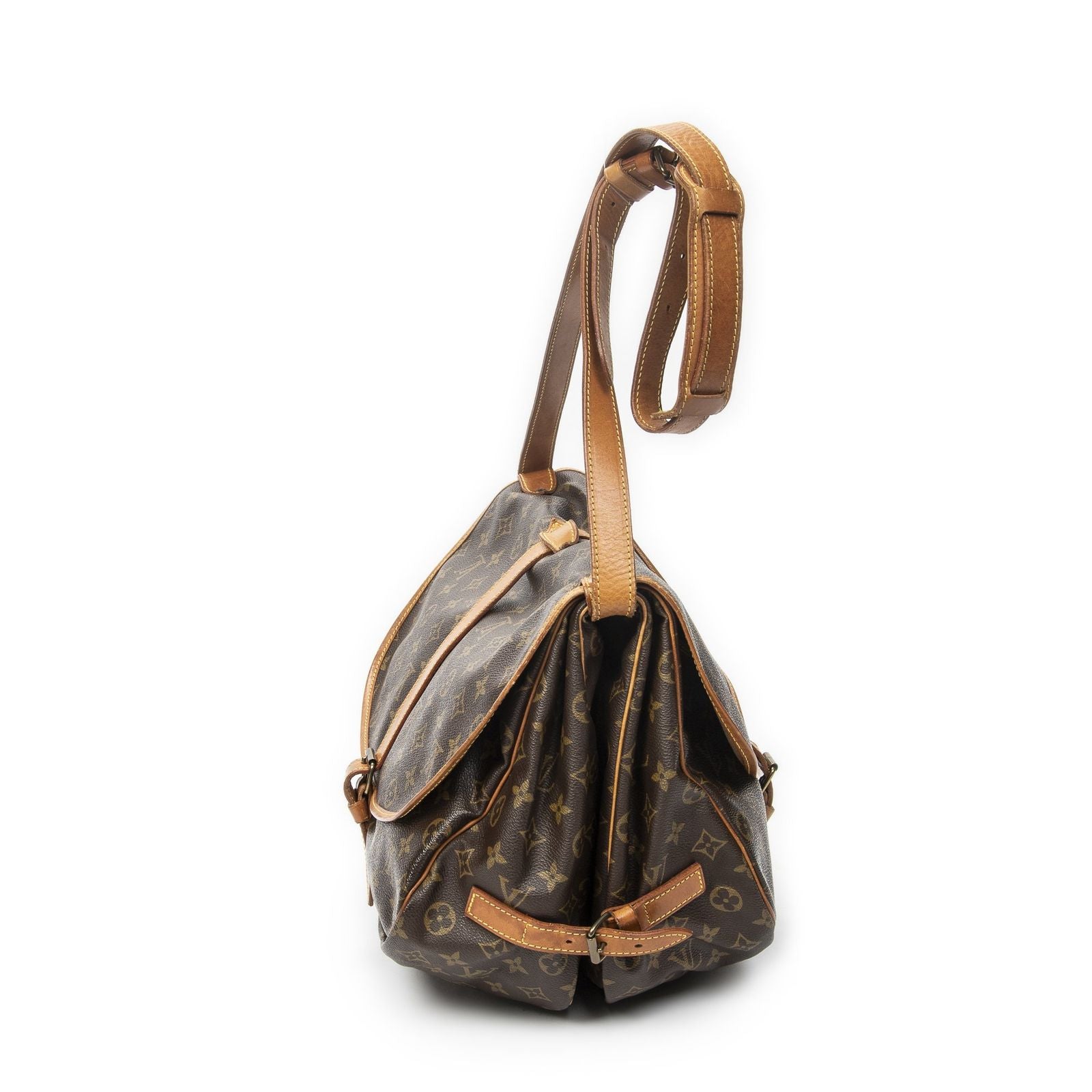 Louis Vuitton Saumur Brown Monogram Canvas — view 4