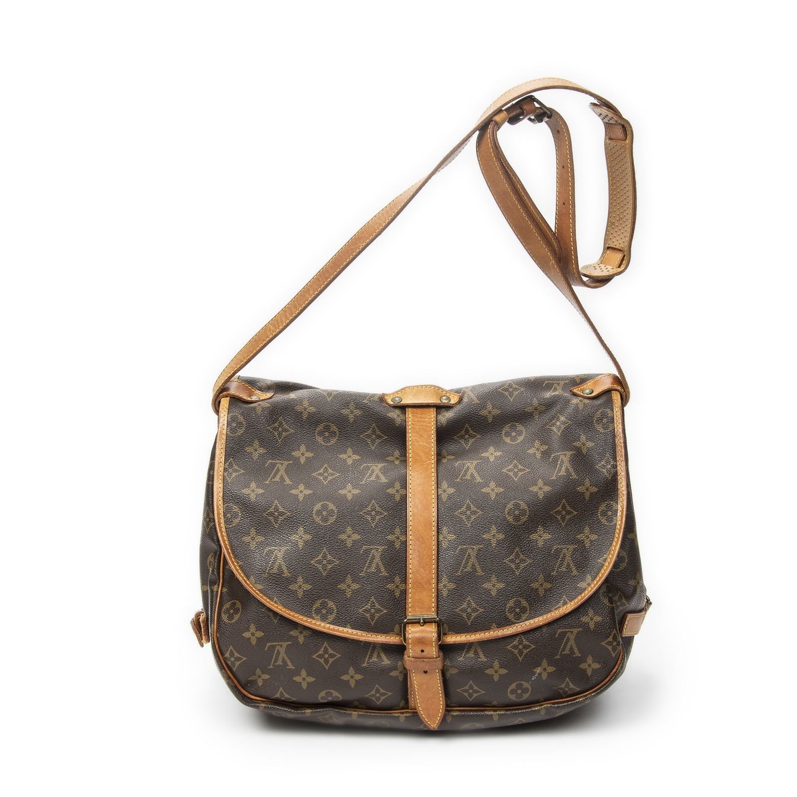 Louis Vuitton Saumur Brown Monogram Canvas — view 5