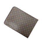 Louis Vuitton Posh Document Brown Monogram Canvas Handbag — view 2