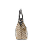 Gucci Line Tote Brown Crystal Canvas — view 4