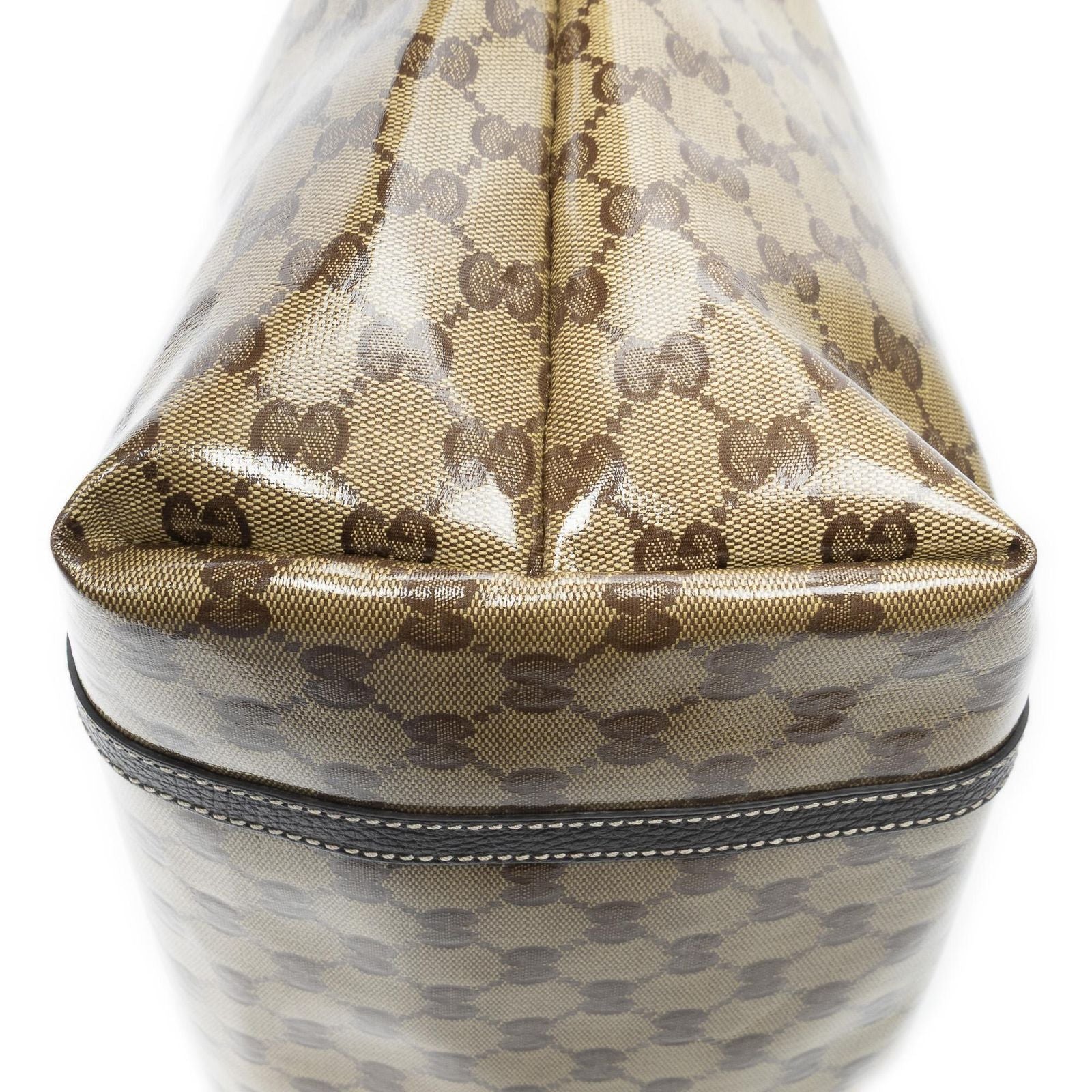 Gucci Line Tote Brown Crystal Canvas — view 7