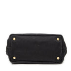 Prada Canapa Small Tote Black Canvas — view 6
