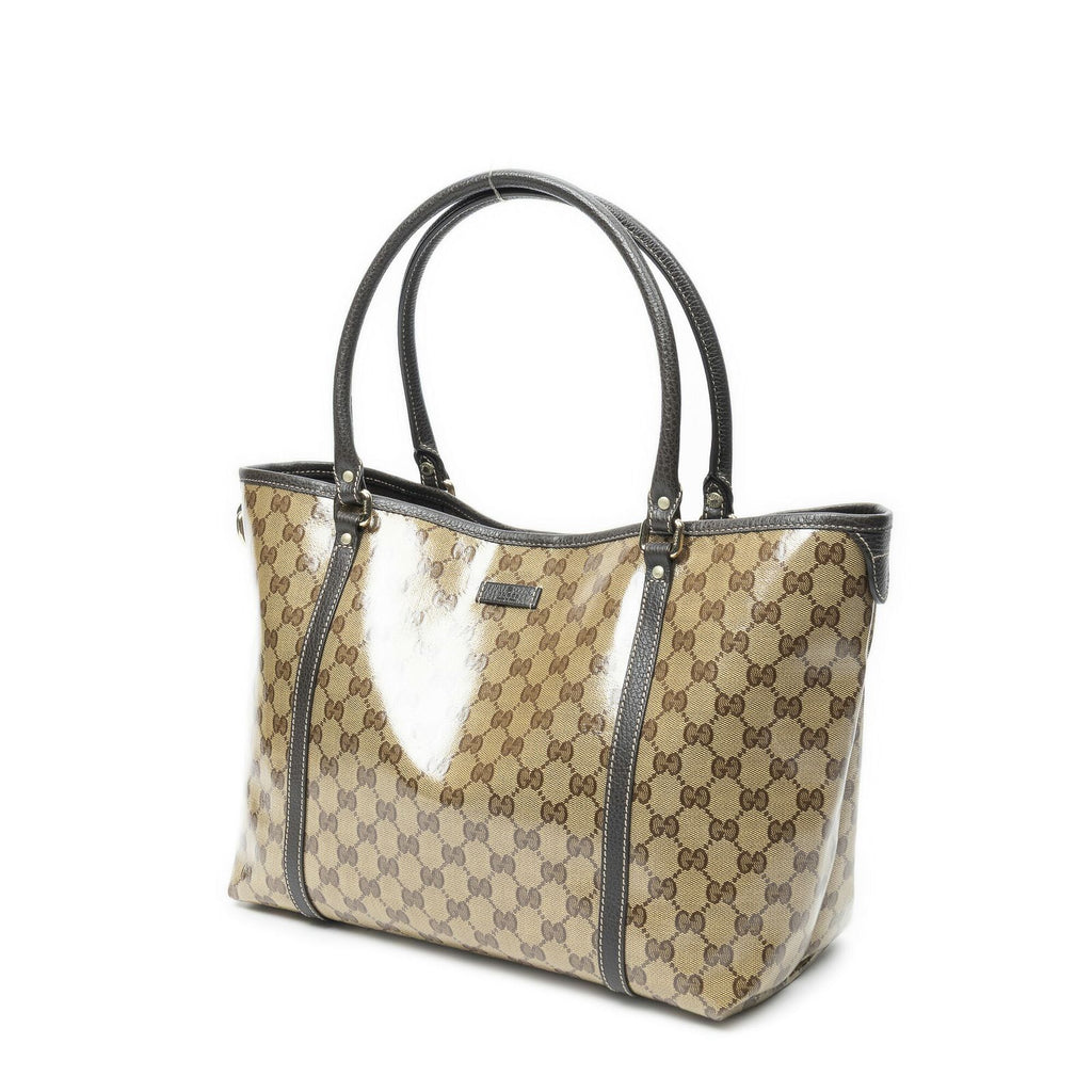 Gucci Line Tote Brown Crystal Canvas — view 2