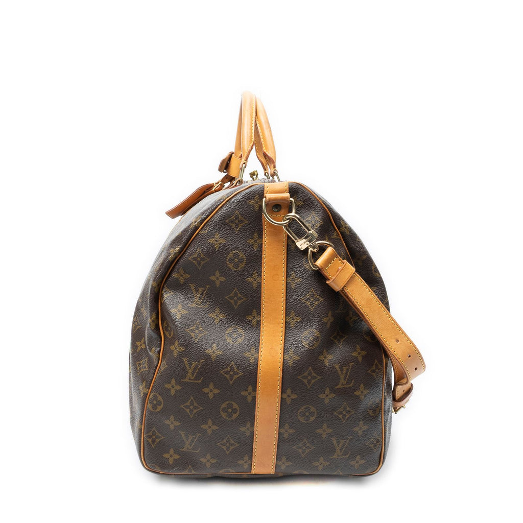 Louis Vuitton Keepall Bandouliere Brown Monogram Canvas — view 3