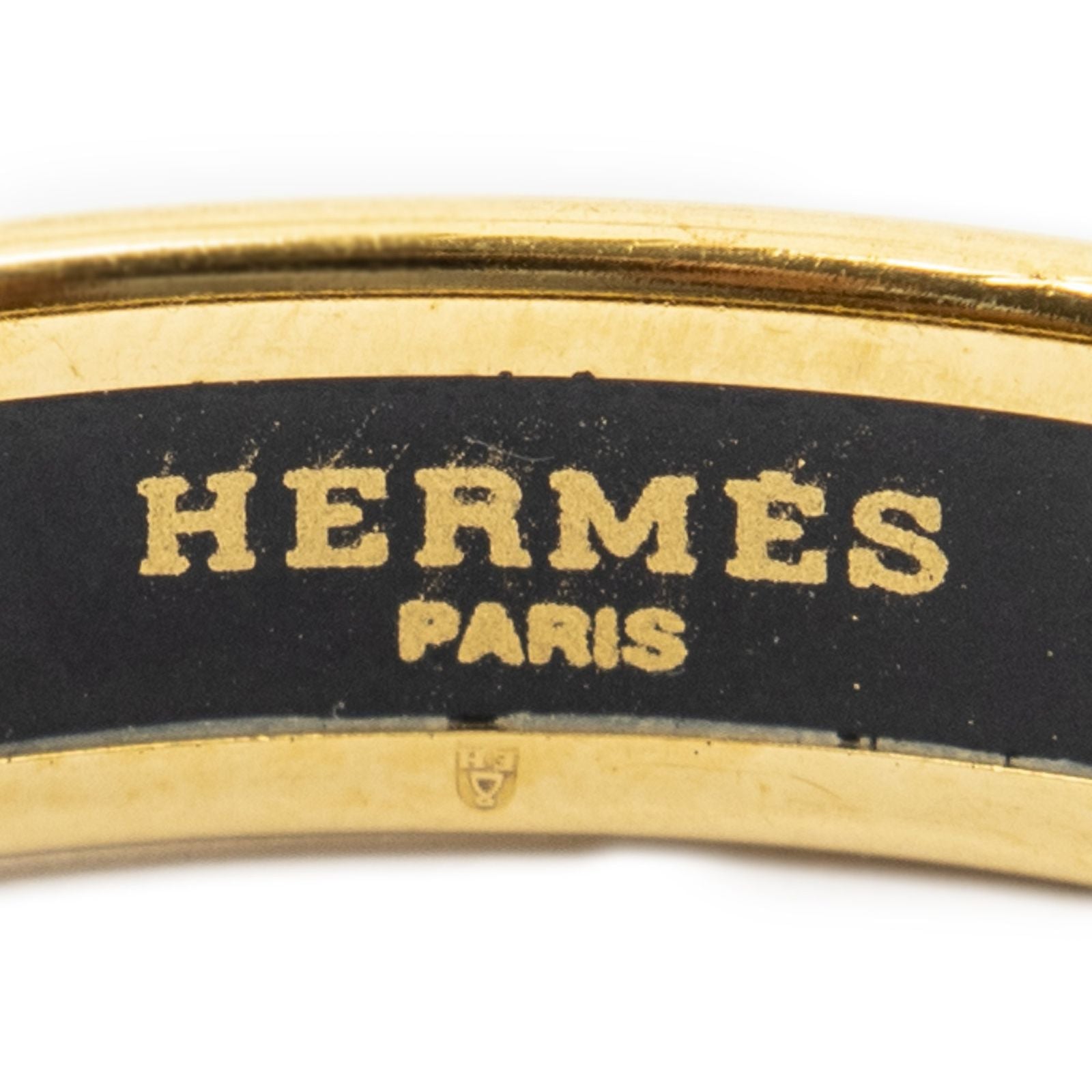 Hermes Enamel Bangle Red Green Wings Motifa Bracelet — view 4