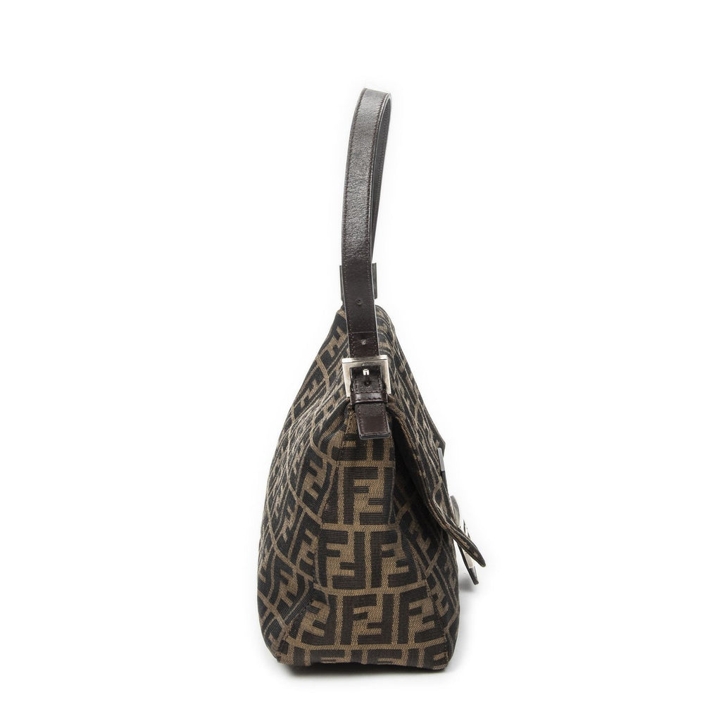 Fendi Mama Forever Brown Black Zucca Canvas — view 4