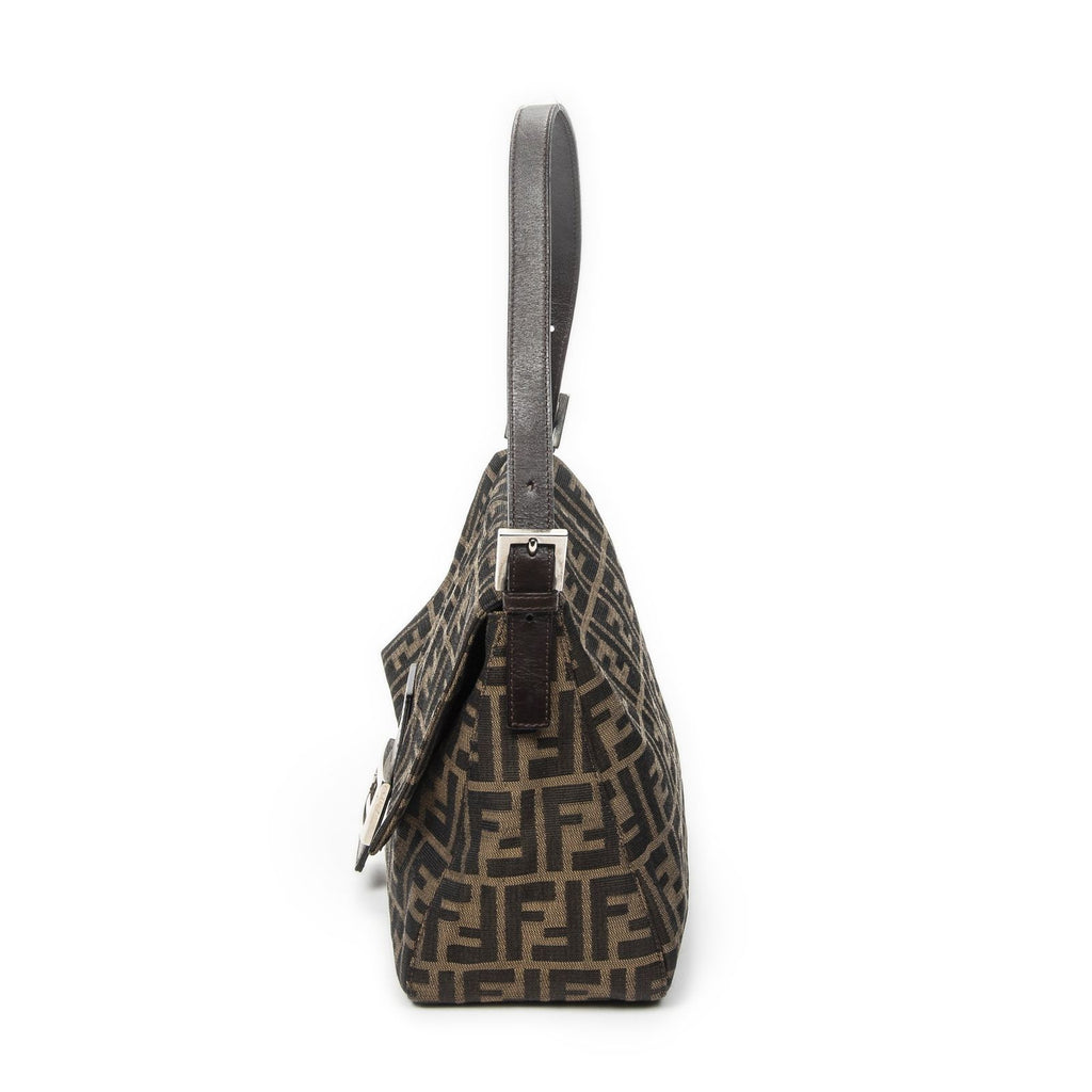 Fendi Mama Forever Brown Black Zucca Canvas — view 3