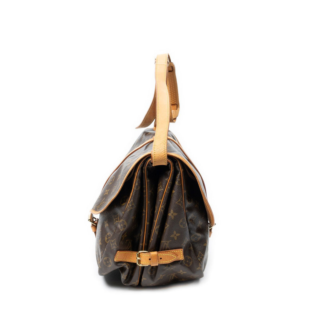 Louis Vuitton Saumur Brown Monogram Canvas — view 3