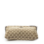 Gucci Small Web Zip Crossbody Beige Pink GG Canvas — view 6