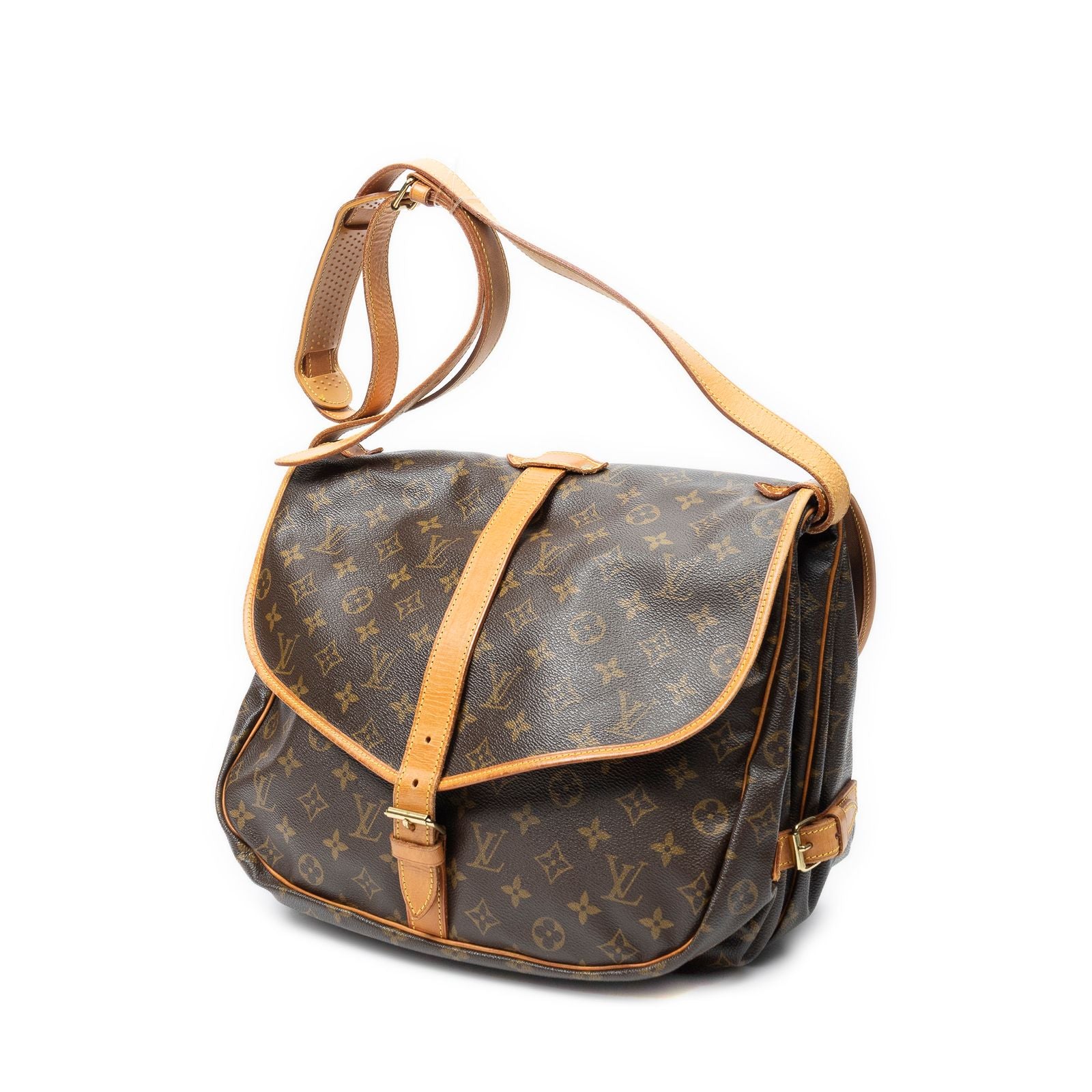 Louis Vuitton Saumur Brown Monogram Canvas — view 2