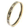 Hermes Enamel Bangle Black pumochi Bracelet