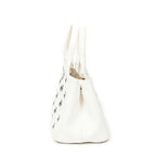 Prada Canapa Tote Ivory Grommet Canvasa — view 3