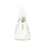 Prada Canapa Tote Ivory Grommet Canvasa — view 4