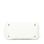 Prada Canapa Tote Ivory Grommet Canvasa — view 6