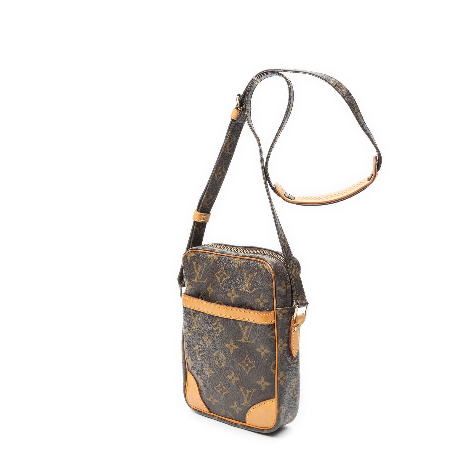 Louis Vuitton Danube Brown Monogram Canvas Crossbody — view 2
