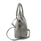 Gucci Convertible Satchel Gray Guccissima Leather — view 3