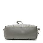 Gucci Convertible Satchel Gray Guccissima Leather — view 6