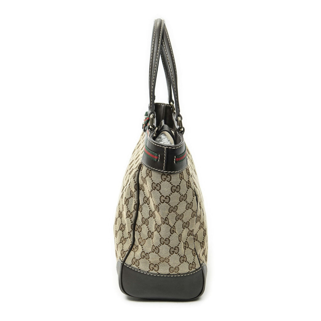 Gucci Tote Beige Brown GG Canvas — view 3