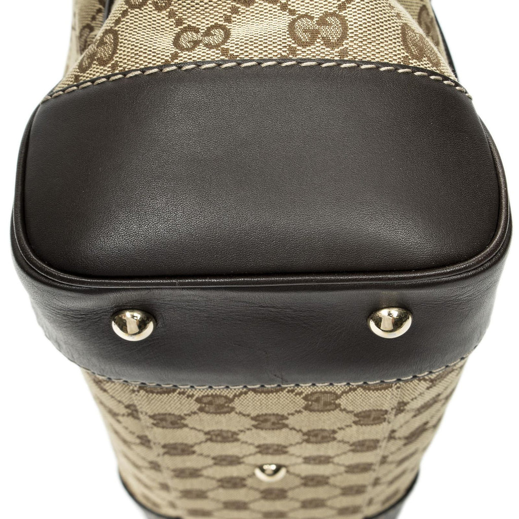 Gucci Tote Beige Brown GG Canvas — view 8