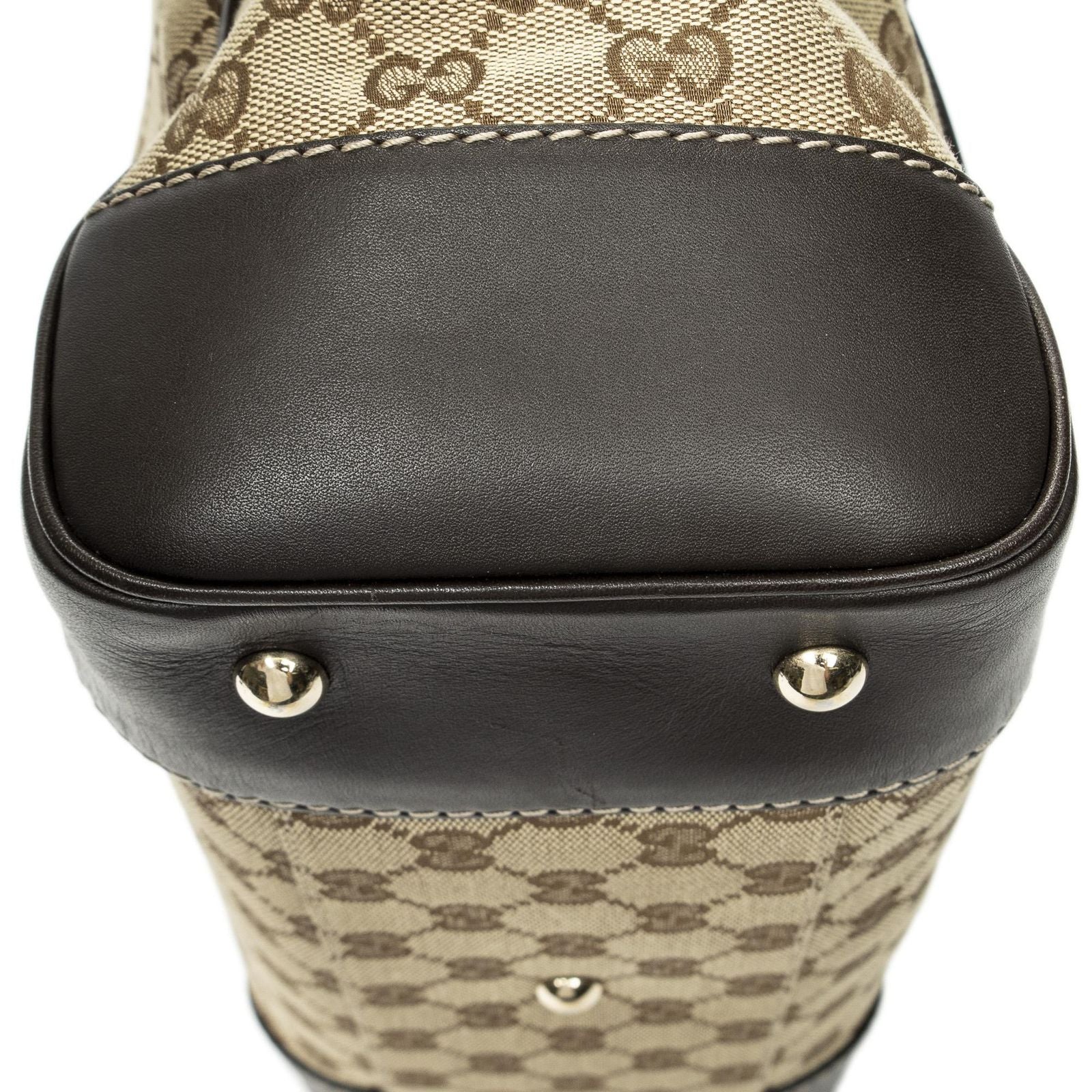 Gucci Tote Beige Brown GG Canvas — view 8
